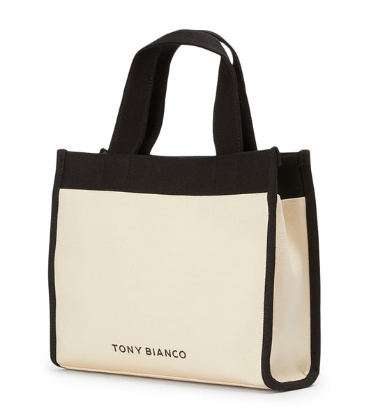 Accesorios Tony Bianco Teagan Black/Beige Tote Bag Negras Beige | CLEAH19031