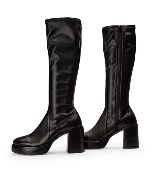 Botas Plataforma Tony Bianco Tibby Black Venice/Black Venezia 9cm Negras | GCLEC46715