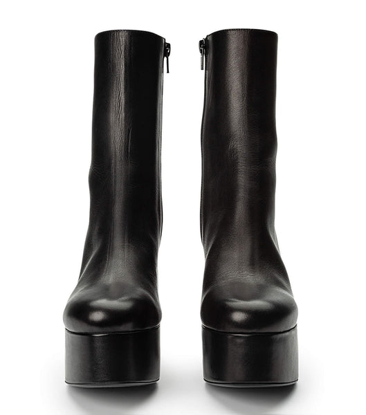 Botas Plataforma Tony Bianco Tyra Black Como 12cm Negras | YCLGT98581