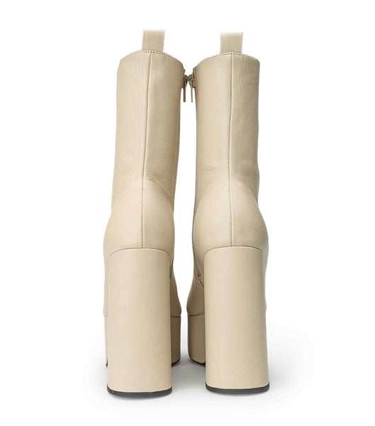 Botas Plataforma Tony Bianco Tyra Vanilla Venice 12cm Amarillo Claro | CLJBT76601