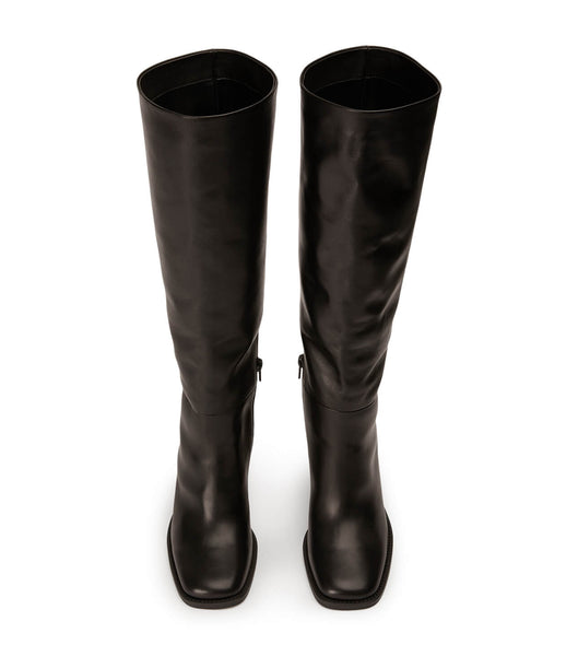 Botas de Tacon Tony Bianco Asher Black Como 8.5cm Negras | LCLSX81164