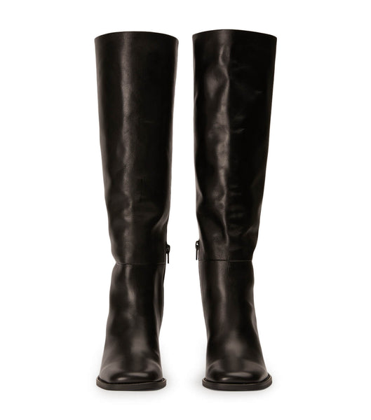 Botas de Tacon Tony Bianco Asher Black Como 8.5cm Negras | LCLSX81164