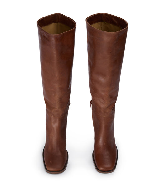 Botas de Tacon Tony Bianco Asher Cognac 8.5cm Marrones | LCLTR54151