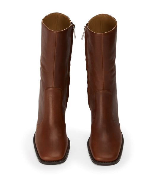 Botas de Tacon Tony Bianco Atlanta Cognac 8.5cm Marrones | CLNZX73060