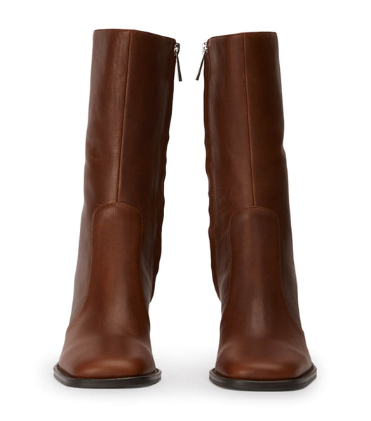 Botas de Tacon Tony Bianco Atlanta Cognac 8.5cm Marrones | CLNZX73060