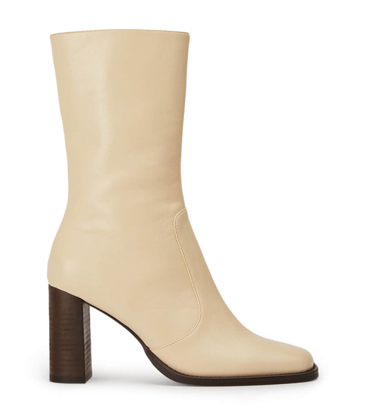 Botas de Tacon Tony Bianco Atlanta Ecru Venice 8.5cm Blancas | CLDYB39931