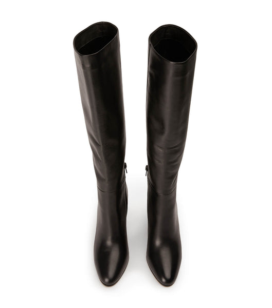 Botas de Tacon Tony Bianco Boss Black Como 9.5cm Negras | ECLVG24010