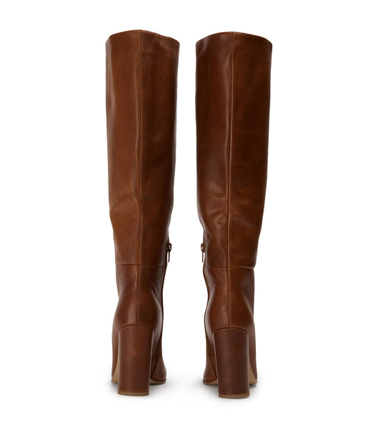 Botas de Tacon Tony Bianco Boss Cognac 9.5cm Marrones | CLNZX30924