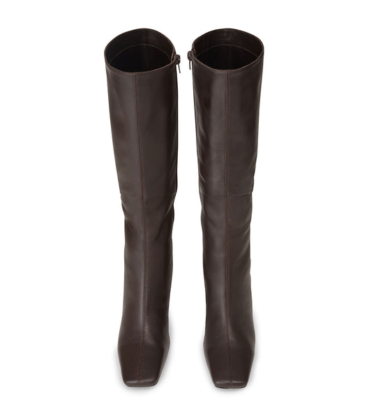 Botas de Tacon Tony Bianco Fantasy Chocolate Nappa 8cm Chocolate | ZCLMJ81453