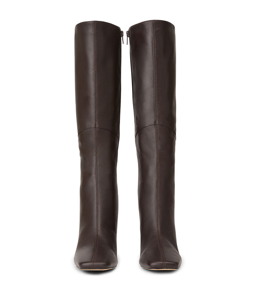 Botas de Tacon Tony Bianco Fantasy Chocolate Nappa 8cm Chocolate | ZCLMJ81453