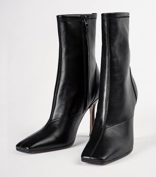 Botas de Tacon Tony Bianco Halsey Black Como 10.5cm Negras | ACLWC34184