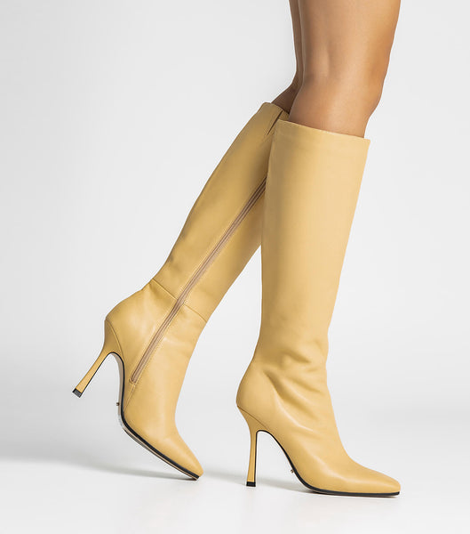 Botas de Tacon Tony Bianco Havana Butter Nappa 10.5cm Amarillo | XCLGW48346