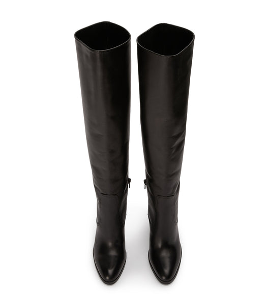 Botas de Tacon Tony Bianco Hot Black Como 10.5cm Negras | CLCVG55875