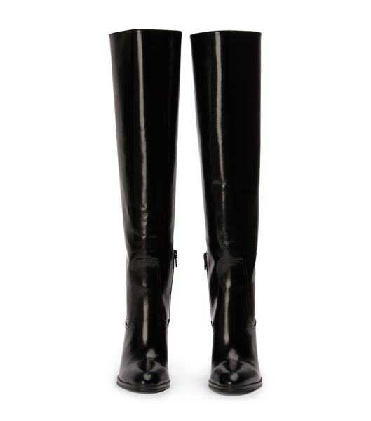 Botas de Tacon Tony Bianco Hot Black Hi Shine 10.5cm Negras | CLNZX55264