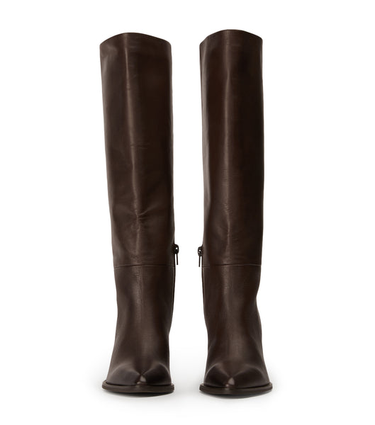 Botas de Tacon Tony Bianco Peppe Choc Como 7.5cm Chocolate | CLNEJ88936