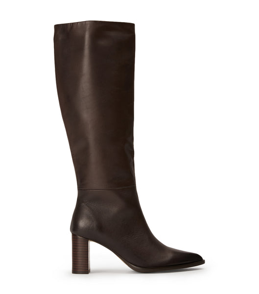 Botas de Tacon Tony Bianco Peppe Choc Como 7.5cm Chocolate | CLNEJ88936