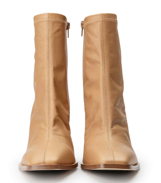 Botas de Tacon Tony Bianco Rover Caramel Venice 8.5cm Beige | UCLND96886