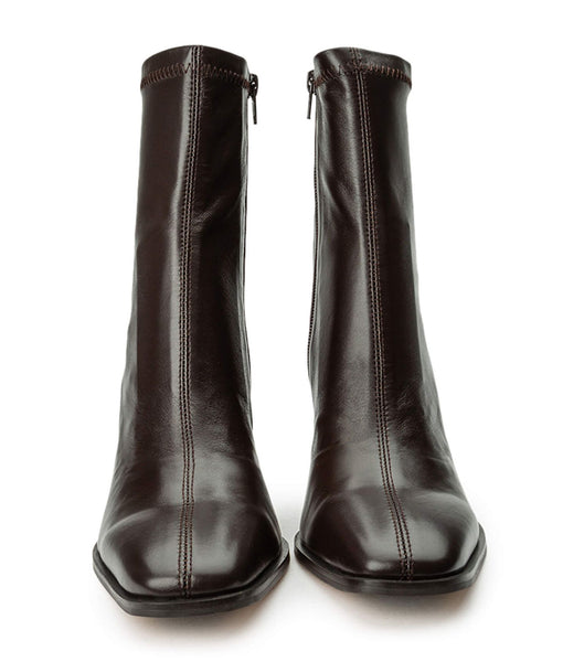 Botas de Tacon Tony Bianco Rover Chocolate Nappa 8.5cm Chocolate | CLICD62127