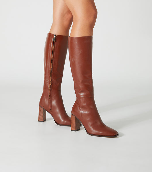 Botas de Tacon Tony Bianco Rylee Rust Venice 8.5cm Rojas | ZCLNQ97300