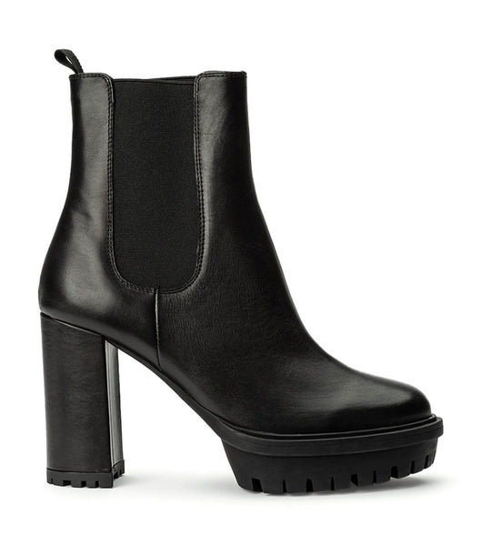 Botas de Tacon Tony Bianco Sammy Black Como 10cm Negras | GCLUC21837