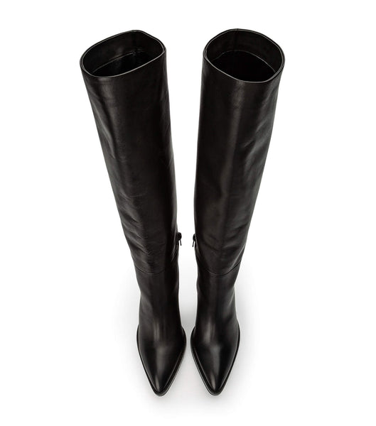 Botas de Tacon Tony Bianco Skyla Black Como 9cm Negras | SCLNY96928