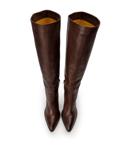 Botas de Tacon Tony Bianco Skyla Choc Como 9cm Chocolate | LCLTR90909