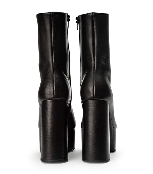 Botas de Tacon Tony Bianco Tyra Black Como 12cm Negras | CLQAV56863