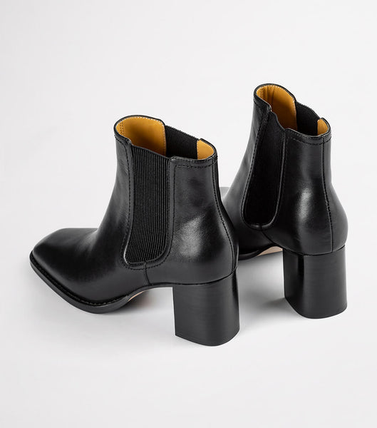 Botas de Tacon Tony Bianco Wager Black Como 6.5cm Negras | SCLNY88596