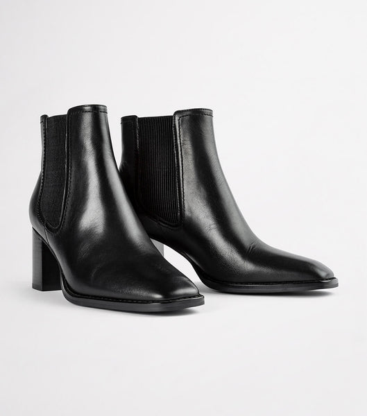 Botas de Tacon Tony Bianco Wager Black Como 6.5cm Negras | SCLNY88596