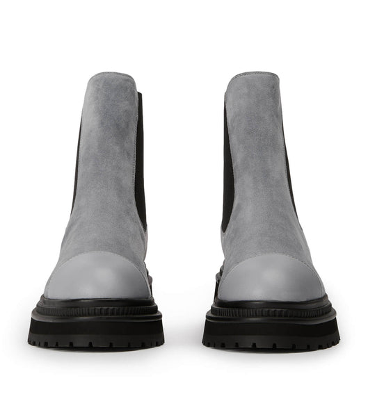 Botas de combate Tony Bianco Hurricane Steel Grey Gamuza 5.5cm Gris | TCLWZ30145