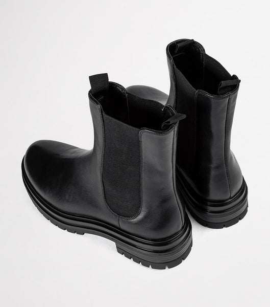 Botas de combate Tony Bianco Wolfe Black Como 4.5cm Negras | QCLUV86659