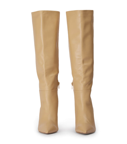 Botas de media pantorrilla Tony Bianco Drake Butter Nappa 9.5cm Beige | CLEGJ48951