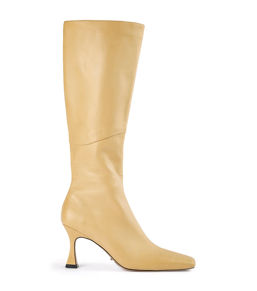 Botas de media pantorrilla Tony Bianco Fantasy Butter Nappa 8cm Amarillo | MCLFT51265