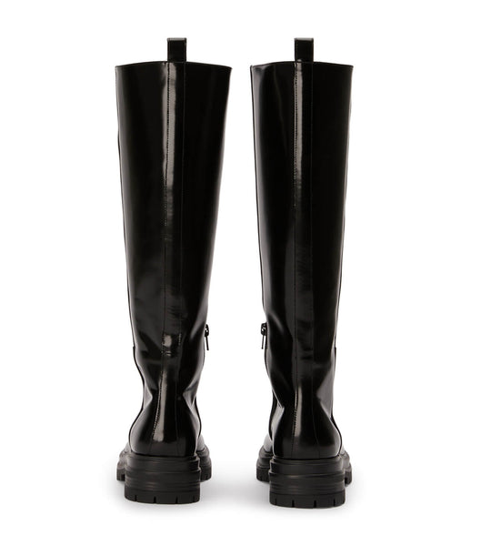 Botas de media pantorrilla Tony Bianco Welly Black Hi Shine 4.5cm Negras | XCLGW76611