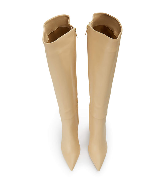 Botas de tacón de aguja Tony Bianco Apollo Butter Nappa 10.5cm Beige | XCLGW30959