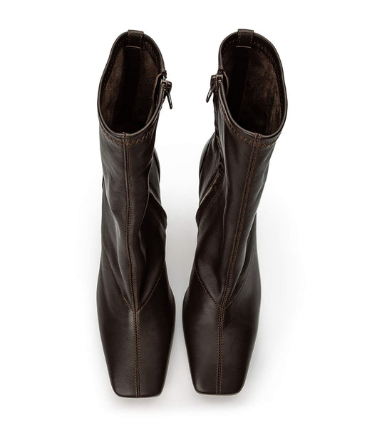 Botas de tacón de aguja Tony Bianco Halsey Chocolate Nappa 10.5cm Chocolate | CLICD69344