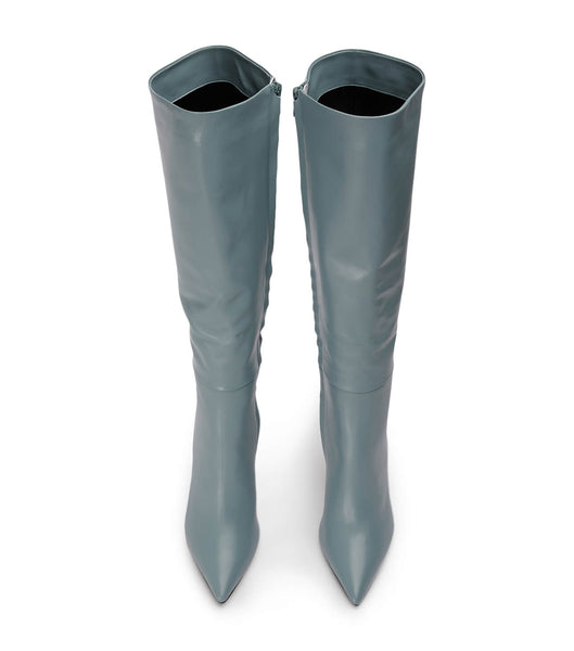 Botas hasta las rodillas Tony Bianco Apollo Steel Nappa 10.5cm Gris | CLNZX90461