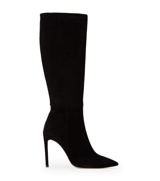 Botas hasta las rodillas Tony Bianco Apollo Black Gamuza 10.5cm Negras | SCLNY80266