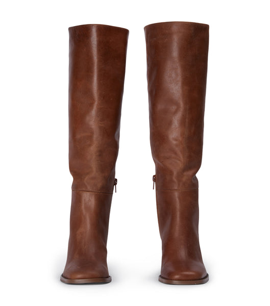 Botas hasta las rodillas Tony Bianco Asher Cognac 8.5cm Marrones | PCLQX41465