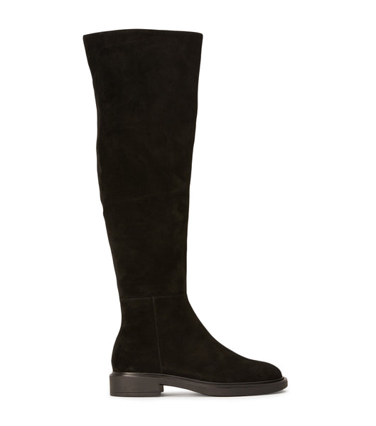 Botas hasta las rodillas Tony Bianco Chasey Black Gamuza 4.5cm Negras | CLCVG79656