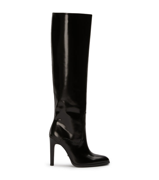 Botas hasta las rodillas Tony Bianco Hot Black Hi Shine 10.5cm Negras | ACLDF95400