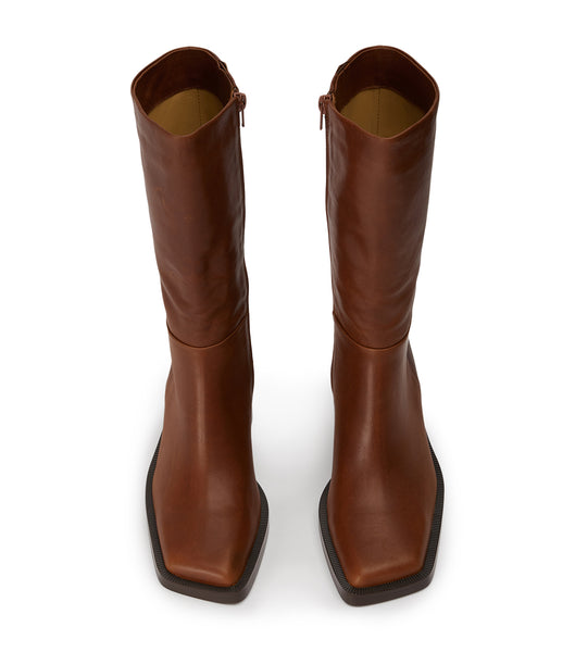 Botas hasta las rodillas Tony Bianco Prestige Cognac 8cm Marrones | CLJVR53308