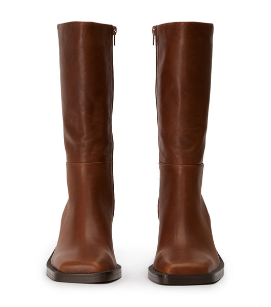 Botas hasta las rodillas Tony Bianco Prestige Cognac 8cm Marrones | CLJVR53308