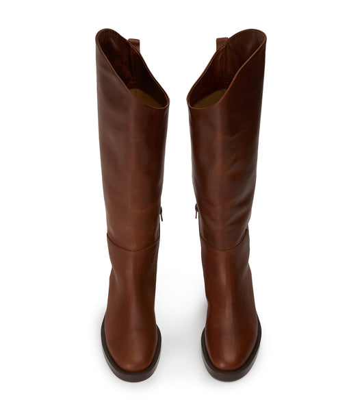 Botas hasta las rodillas Tony Bianco Tyler Cognac 4cm Marrones | QCLUV23350