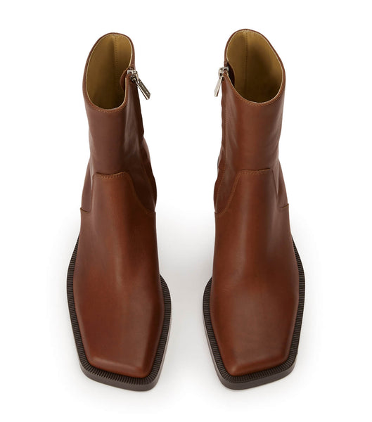 Botines Tony Bianco Prince Cognac 8cm Marrones | TCLWZ53473