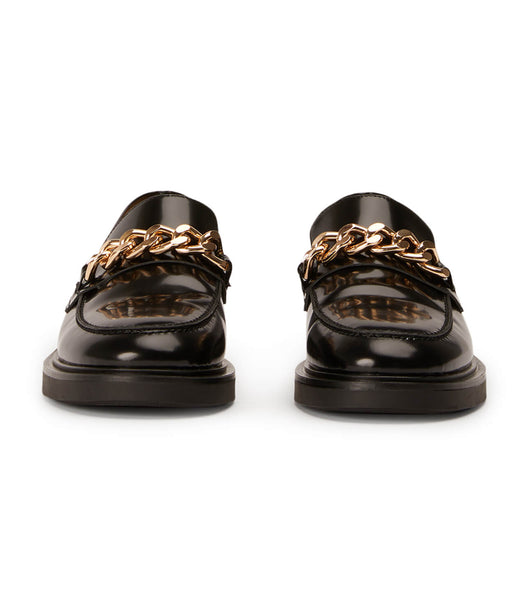 Loafers Tony Bianco Candice Black Hi Shine 4.5cm Negras | QCLWA43465