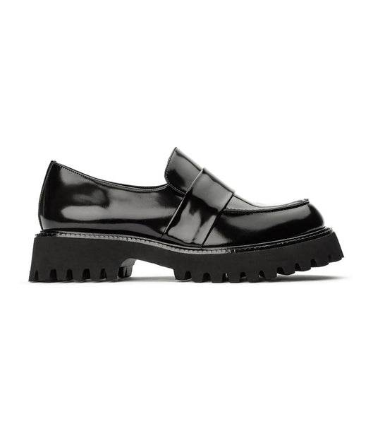 Loafers Tony Bianco Gisele Black Hi Shine 4cm Negras | GCLUC43550