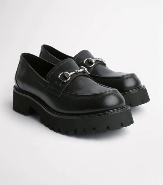 Loafers Tony Bianco Greer Black Como 4cm Negras | CLJVR85617