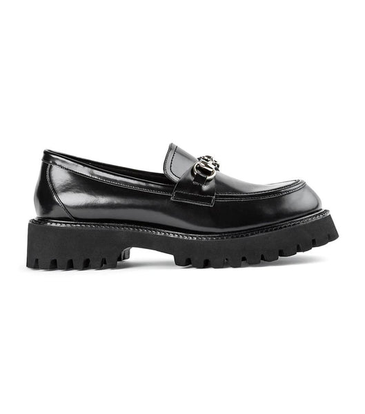 Loafers Tony Bianco Greer Black Hi Shine 4cm Negras | GCLEC37319