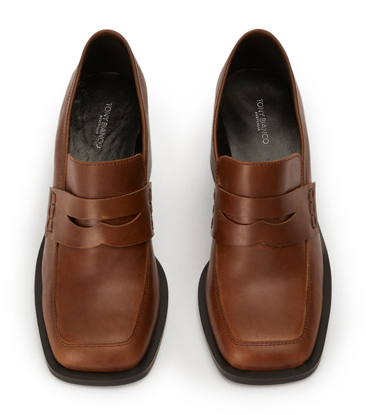 Loafers Tony Bianco Lomax Cognac 6.5cm Marrones | ACLWC37241